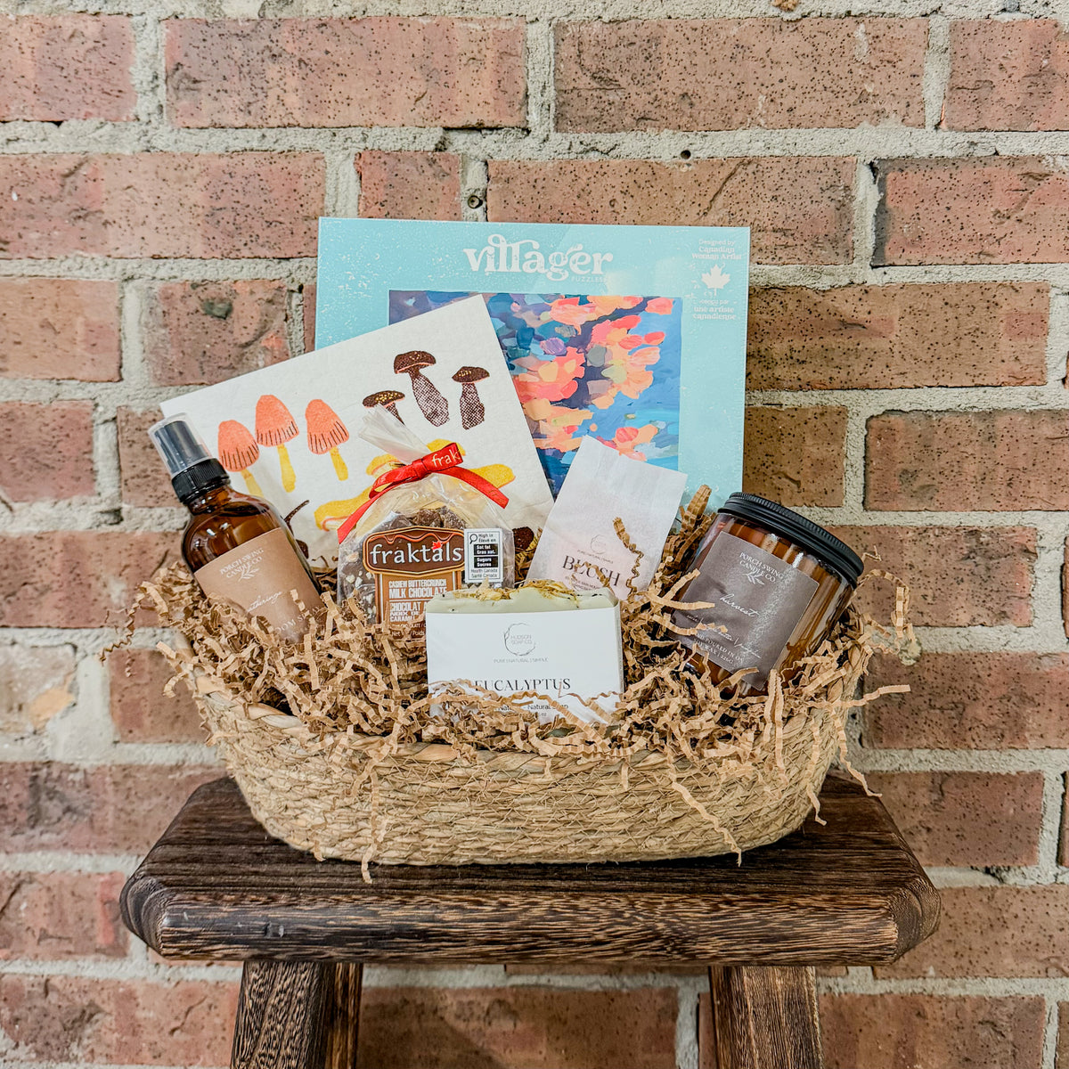Gift Basket with Puzzle
