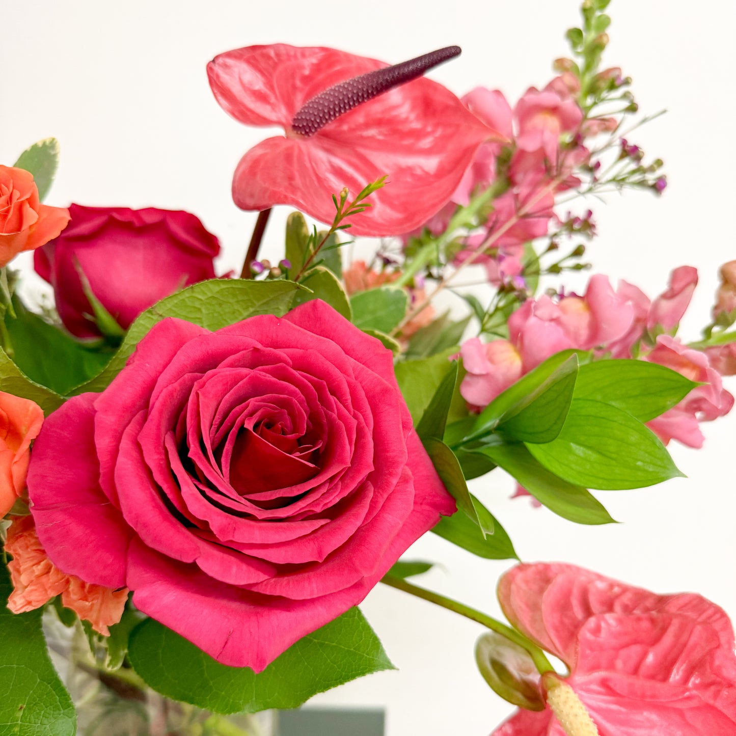 LUV U Vase Arrangement- Premium